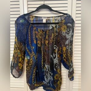 Cold shoulder blouse